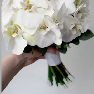 Single Stem Orchid Bridal Bouquet