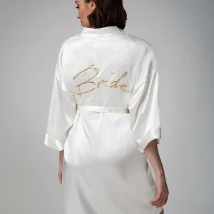 Classic Satin Bridal Robe